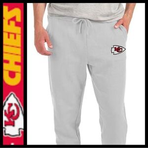 NWT Kansas City Chiefs Unisex Gray Sweatpants